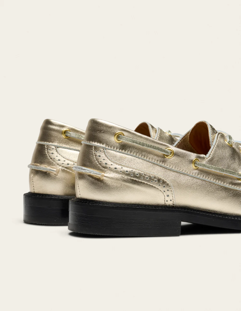 Derbies Niza - Cuir doré - Image 6