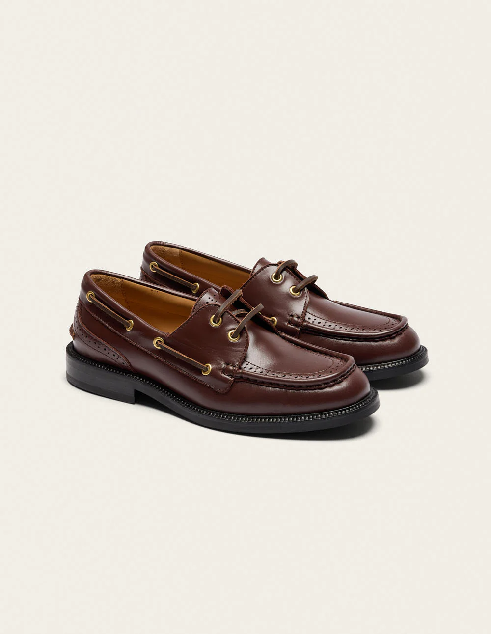 Derbies Niza - Cuir marron - Image 4