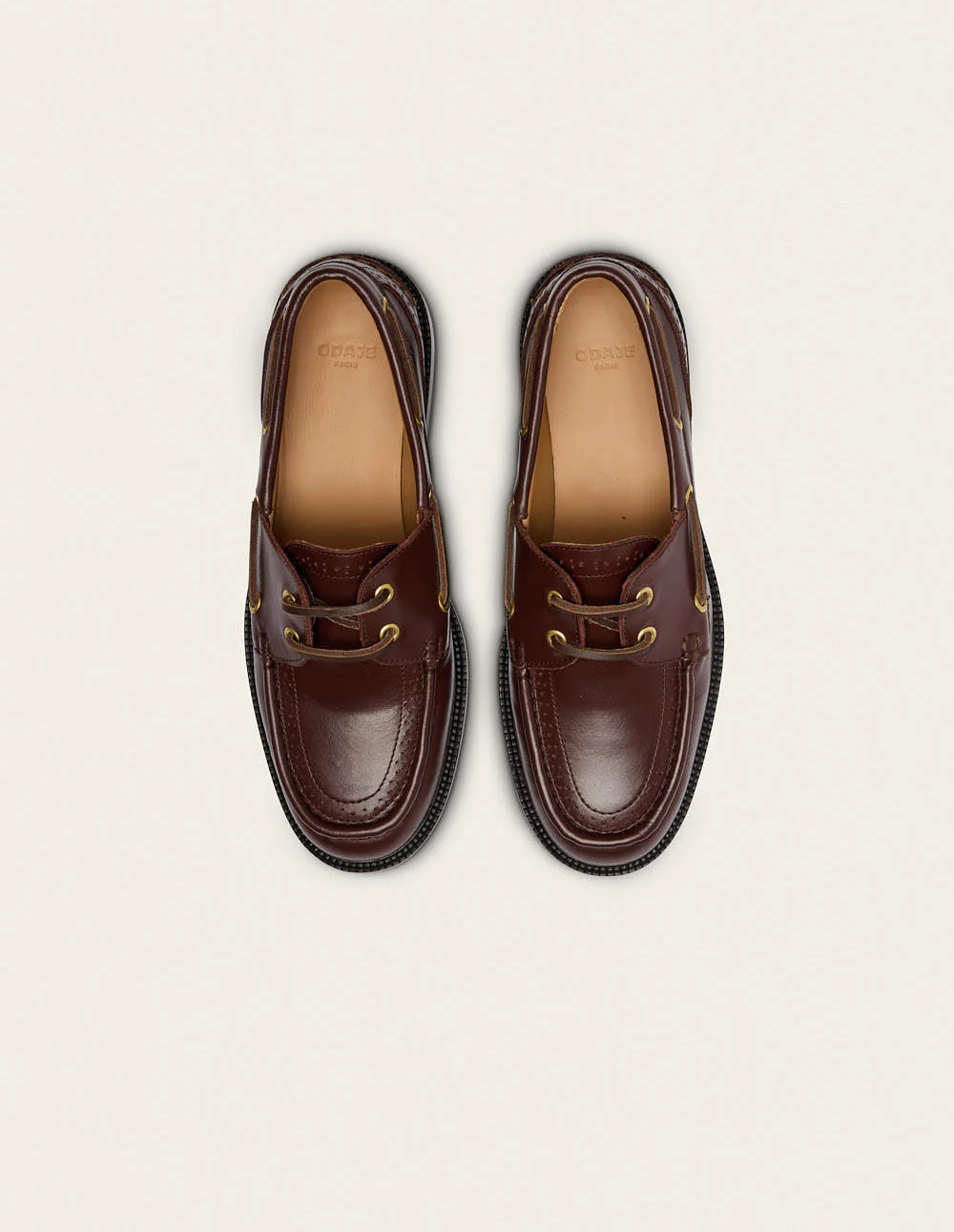 Derbies Niza - Cuir marron - Image 6