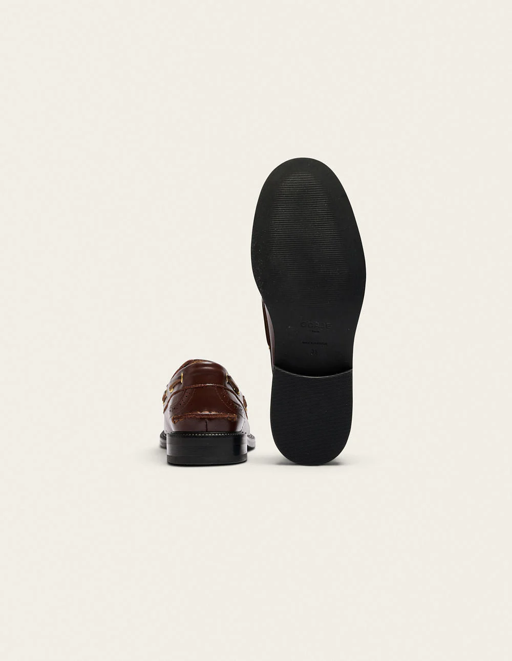 Derbies Niza - Cuir marron - Image 8
