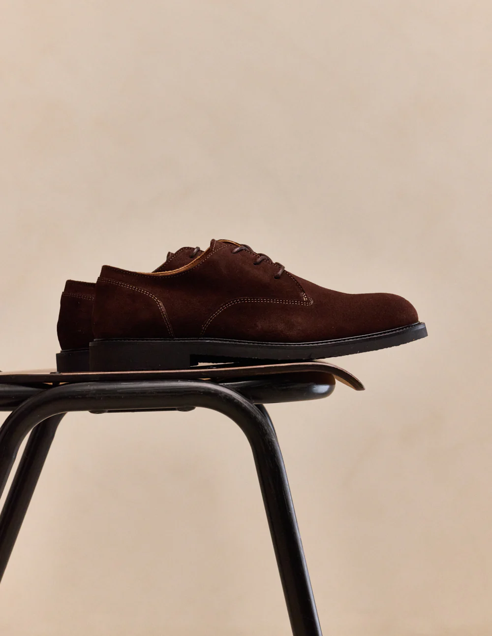 Derbies Norin - Suède marron - Image 3
