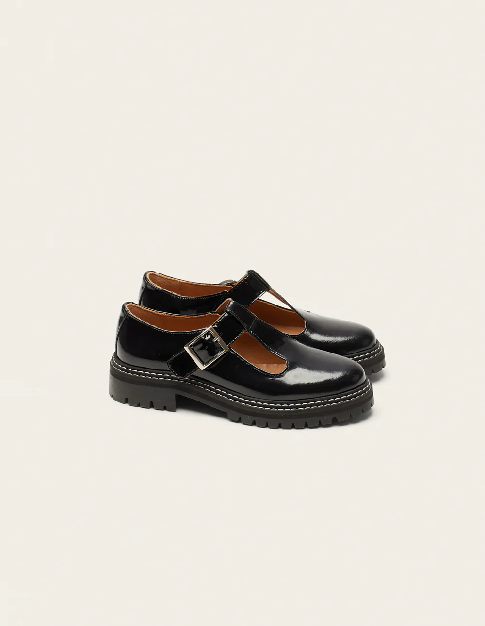 Derbies Romane - Cuir verni noir - Image 3