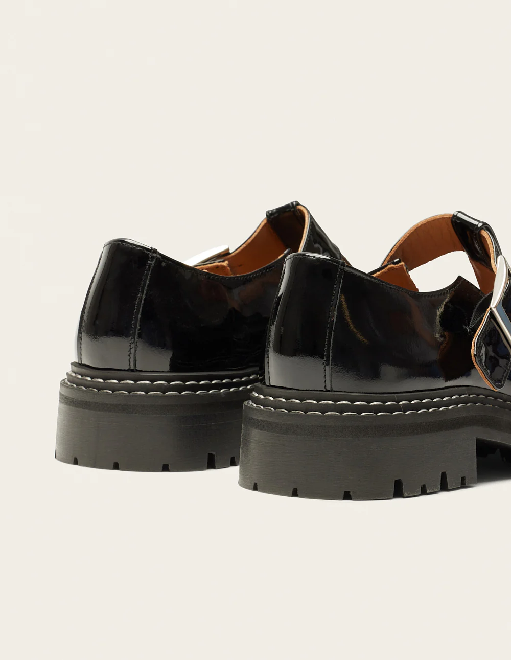 Derbies Romane - Cuir verni noir - Image 5