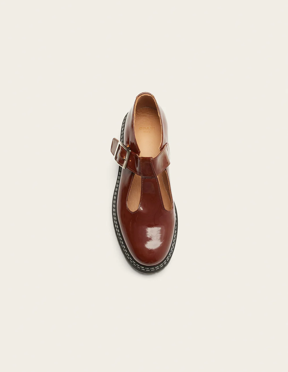 Derbies Romane - Cuir verni noisette - Image 4