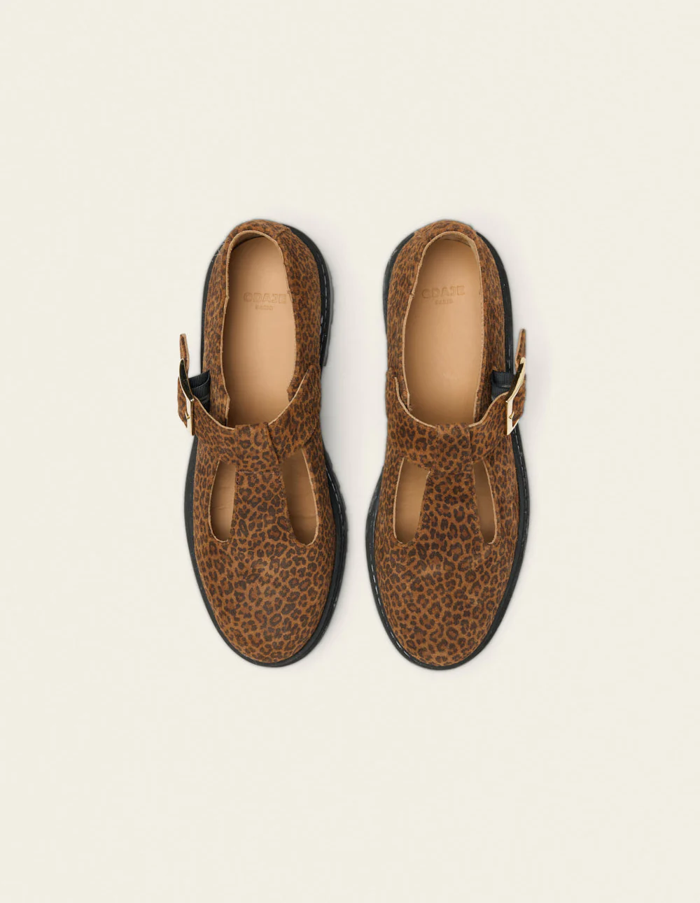 Derbies Romane - Suède léopard - Image 7