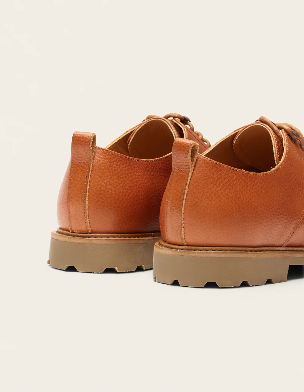 Derbies Simon - Pull up grainé miel - Image 5