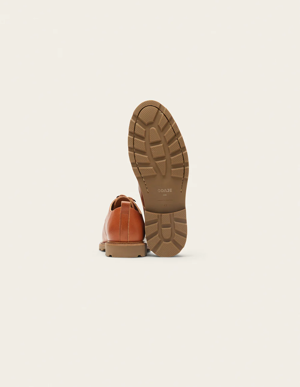 Derbies Simon - Pull up grainé miel - Image 7