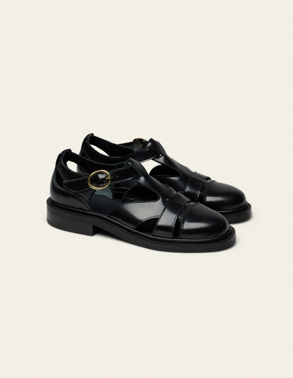 Derbies Temi - Cuir box noir - Image 3