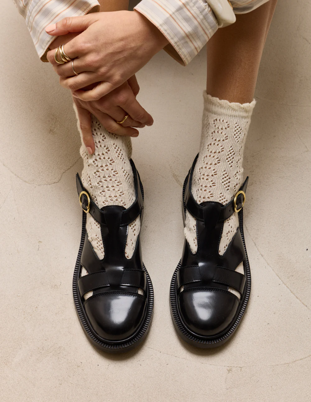 Derbies Temi - Cuir box noir - Image 4