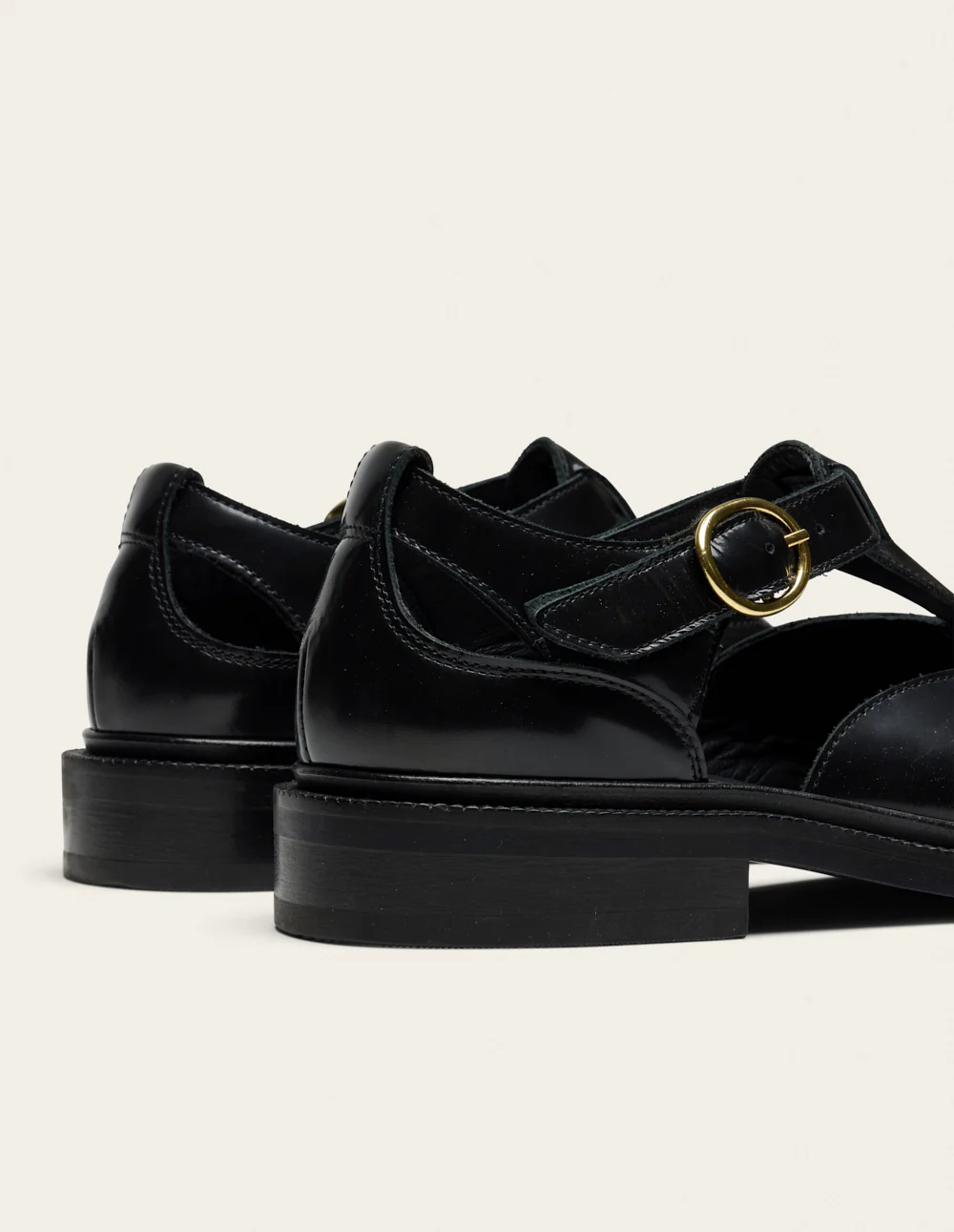 Derbies Temi - Cuir box noir - Image 5