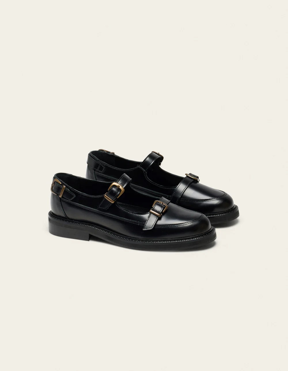 Derbies Toven - Cuir box noir - Image 3