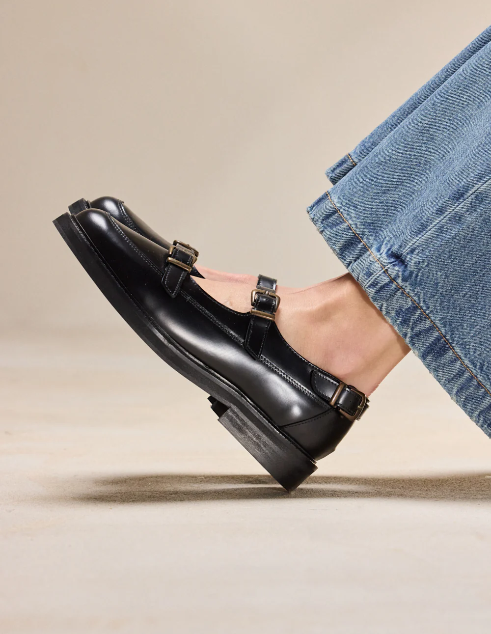 Derbies Toven - Cuir box noir - Image 7