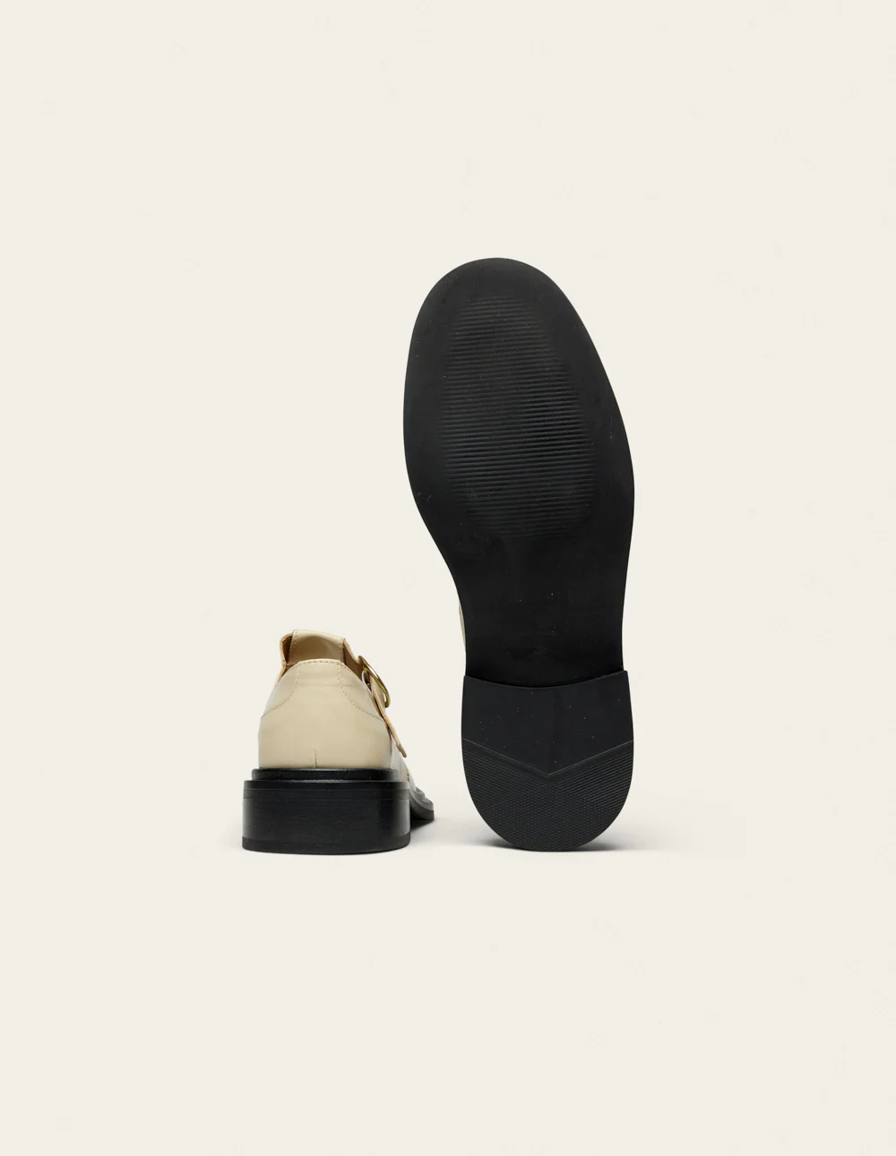 Derbies Tyria - Cuir box ivoire - Image 7