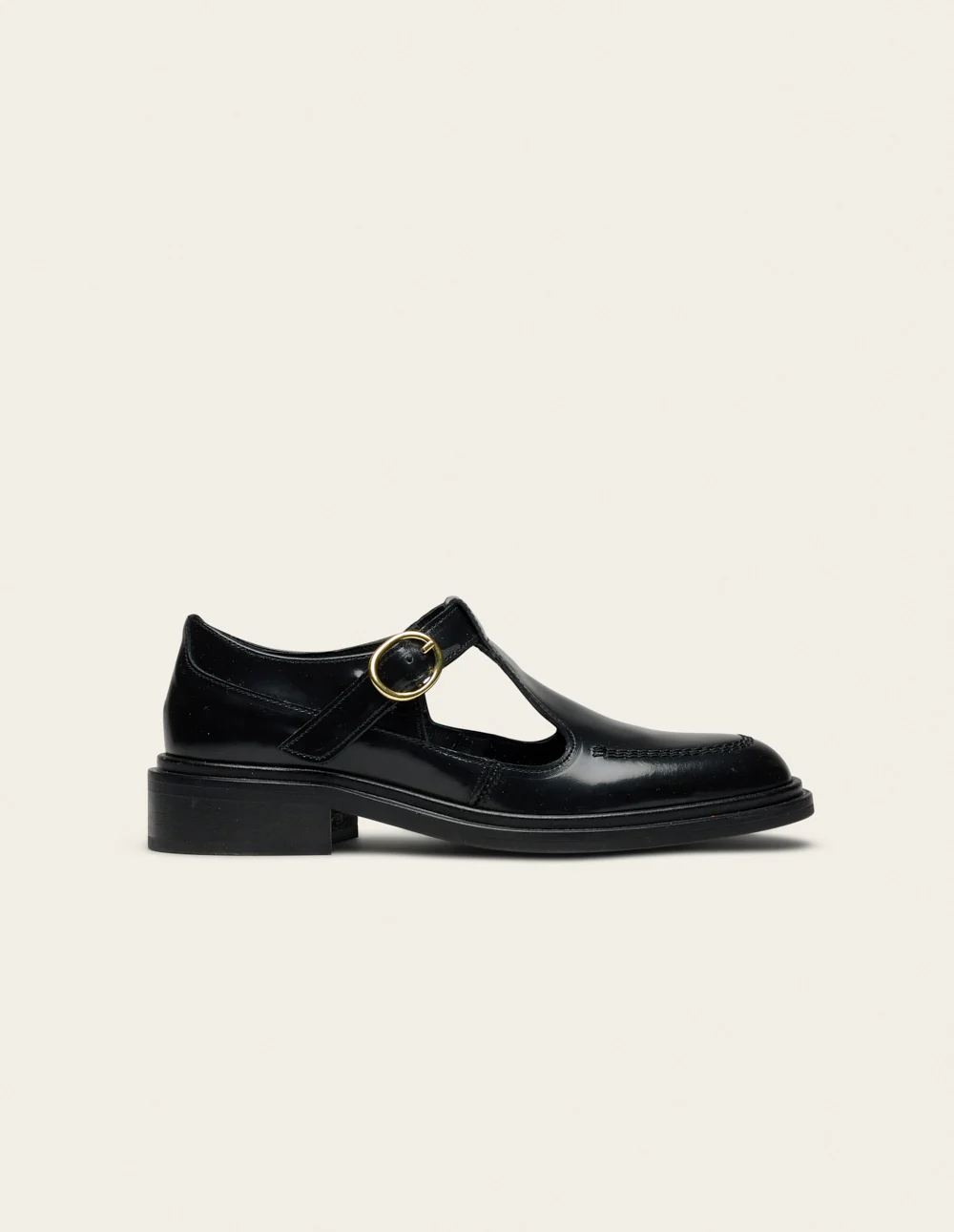 Derbies Tyria - Cuir box noir