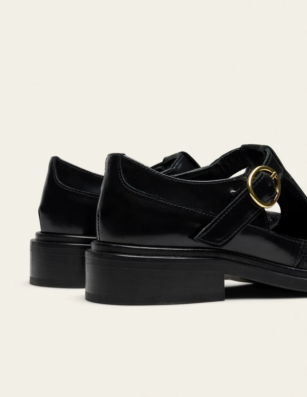 Derbies Tyria - Cuir box noir - Image 4