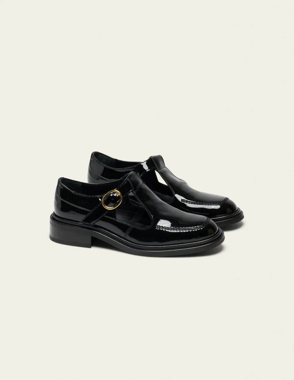 Derbies Tyria - Cuir verni noir - Image 4