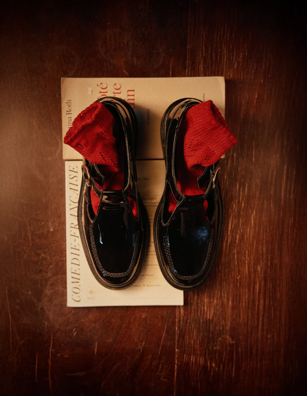 Derbies Tyria - Cuir verni noir - Image 7