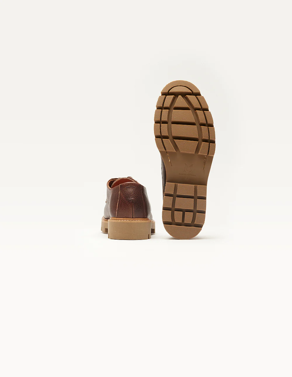 Derbies William - Cuir pull-up grainé marron - Image 3