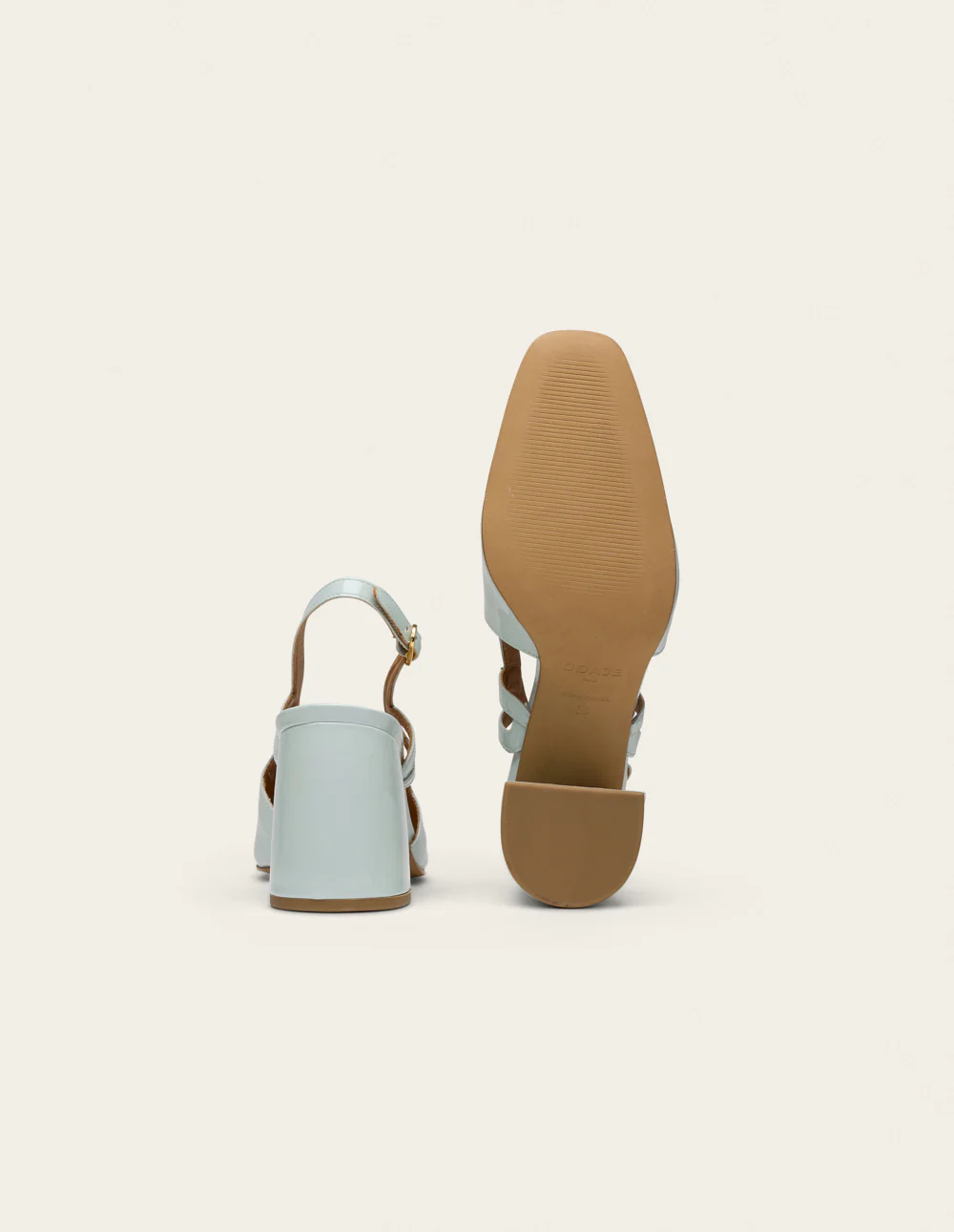 Escarpins Marcie - Cuir verni bleu glacé - Image 6