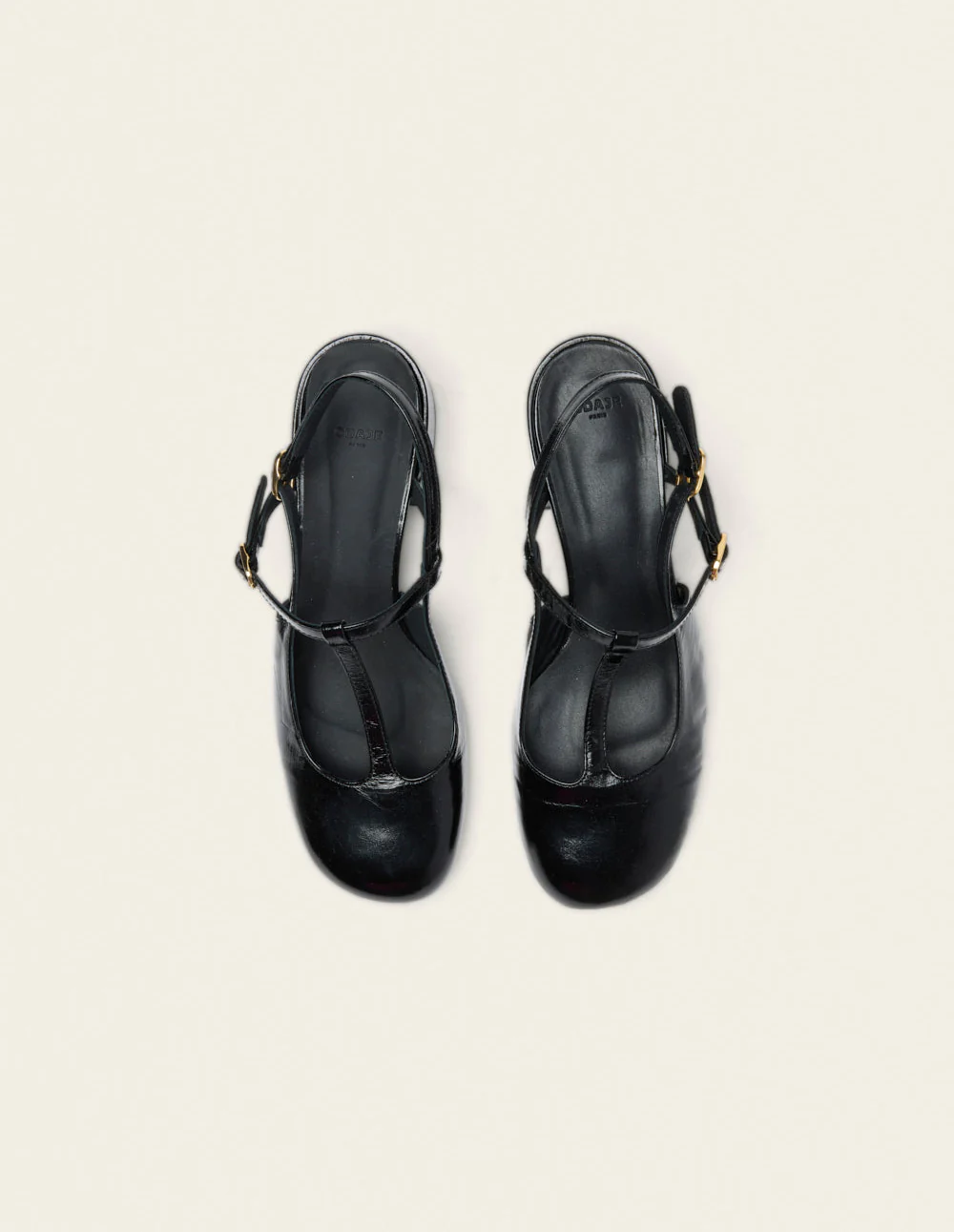 Escarpins Ryla - Cuir plissé noir - Image 6