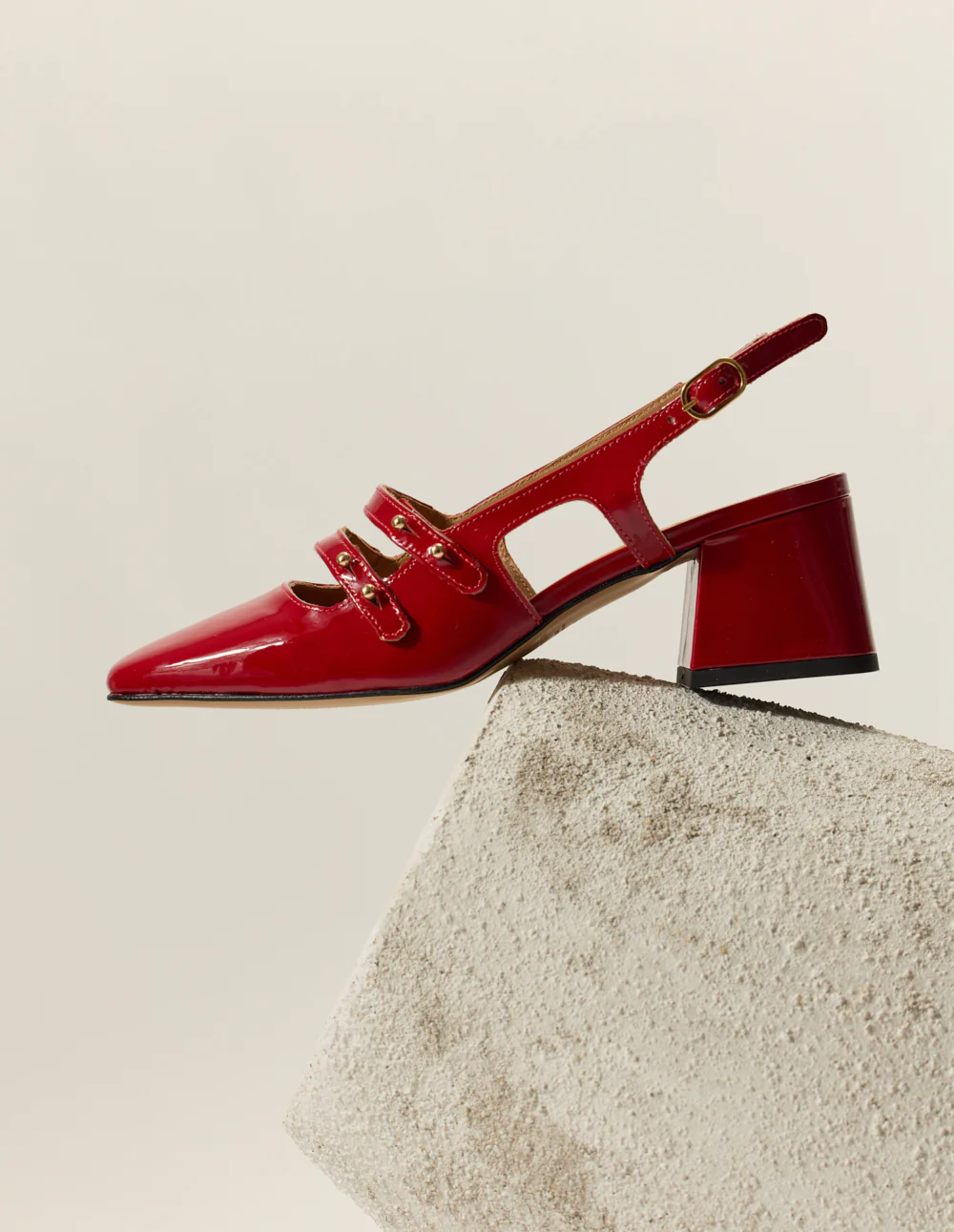 Escarpins Soline - Cuir verni rouge - Image 4