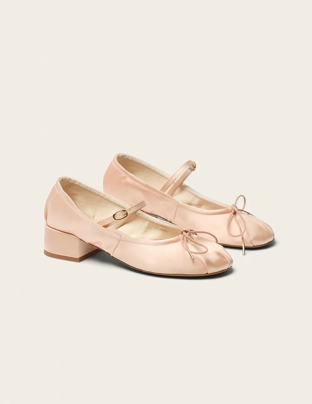 Escarpins Tovia - Satin nude - Image 4