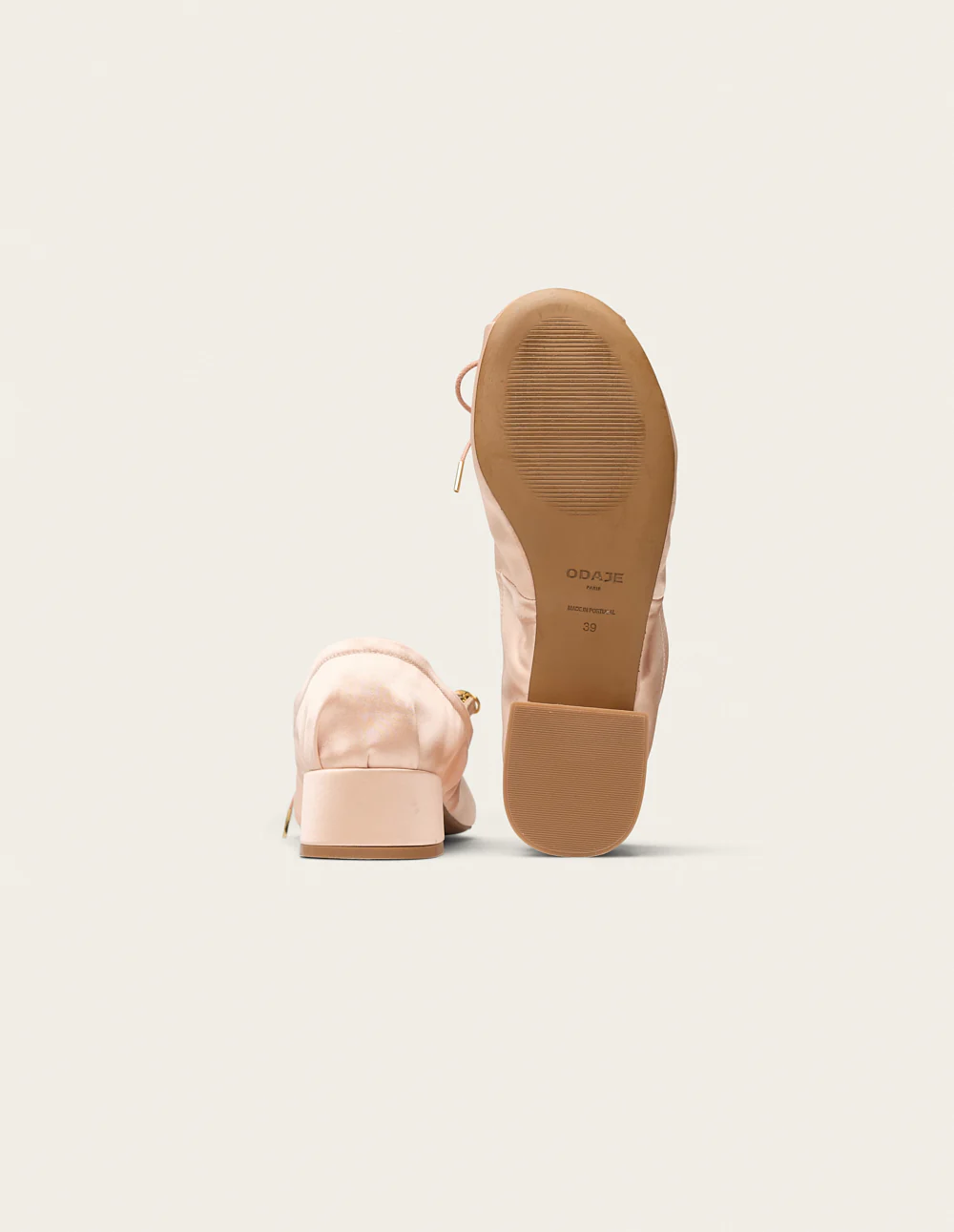 Escarpins Tovia - Satin nude - Image 6