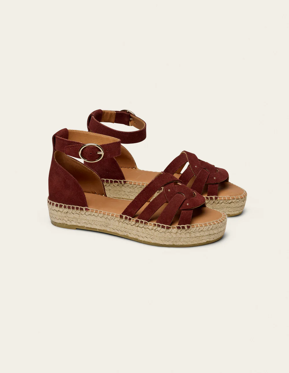 Espadrilles Azel - Suède pourpre - Image 3