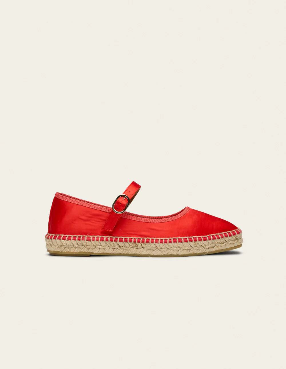 Espadrilles Bebi - Satin rouge - Image 2