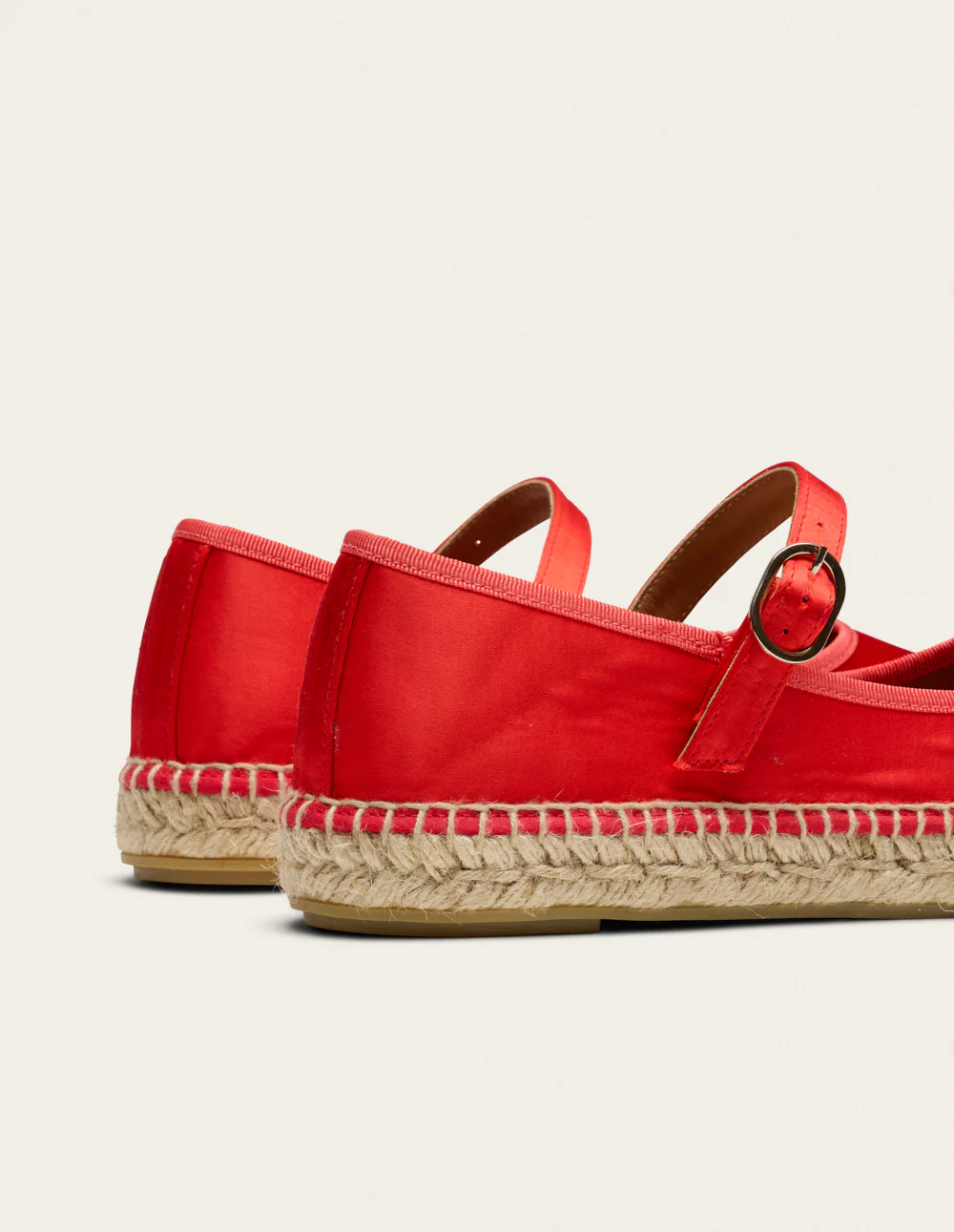 Espadrilles Bebi - Satin rouge - Image 5