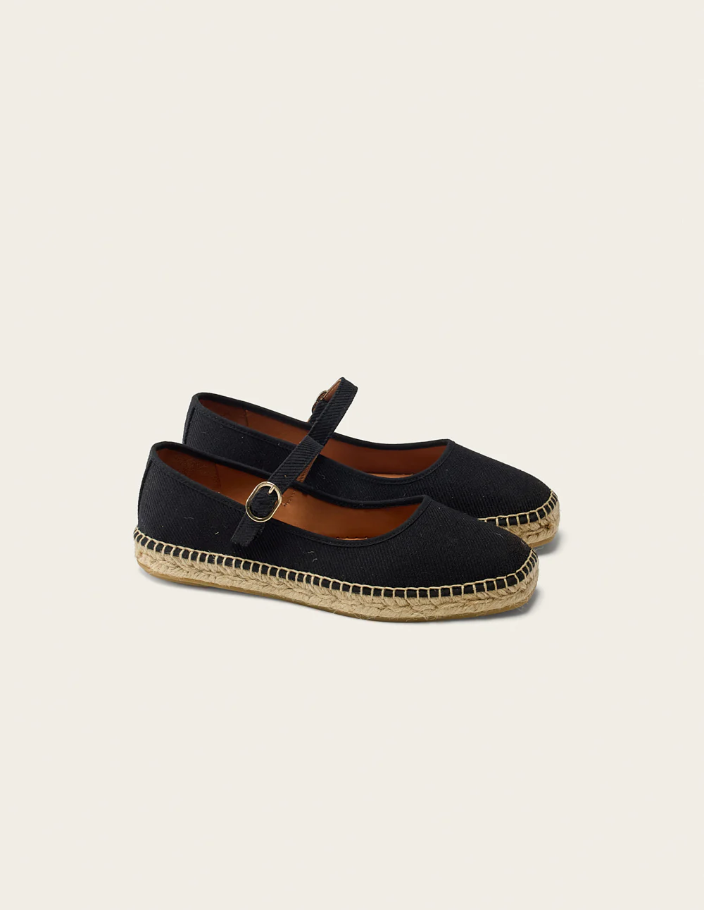 Espadrilles Bebi - Toile noir - Image 3