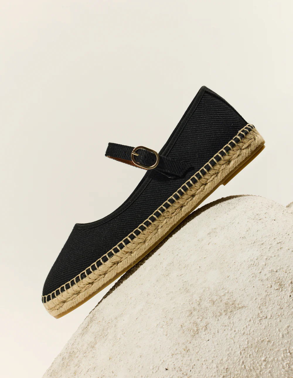 Espadrilles Bebi - Toile noir - Image 4