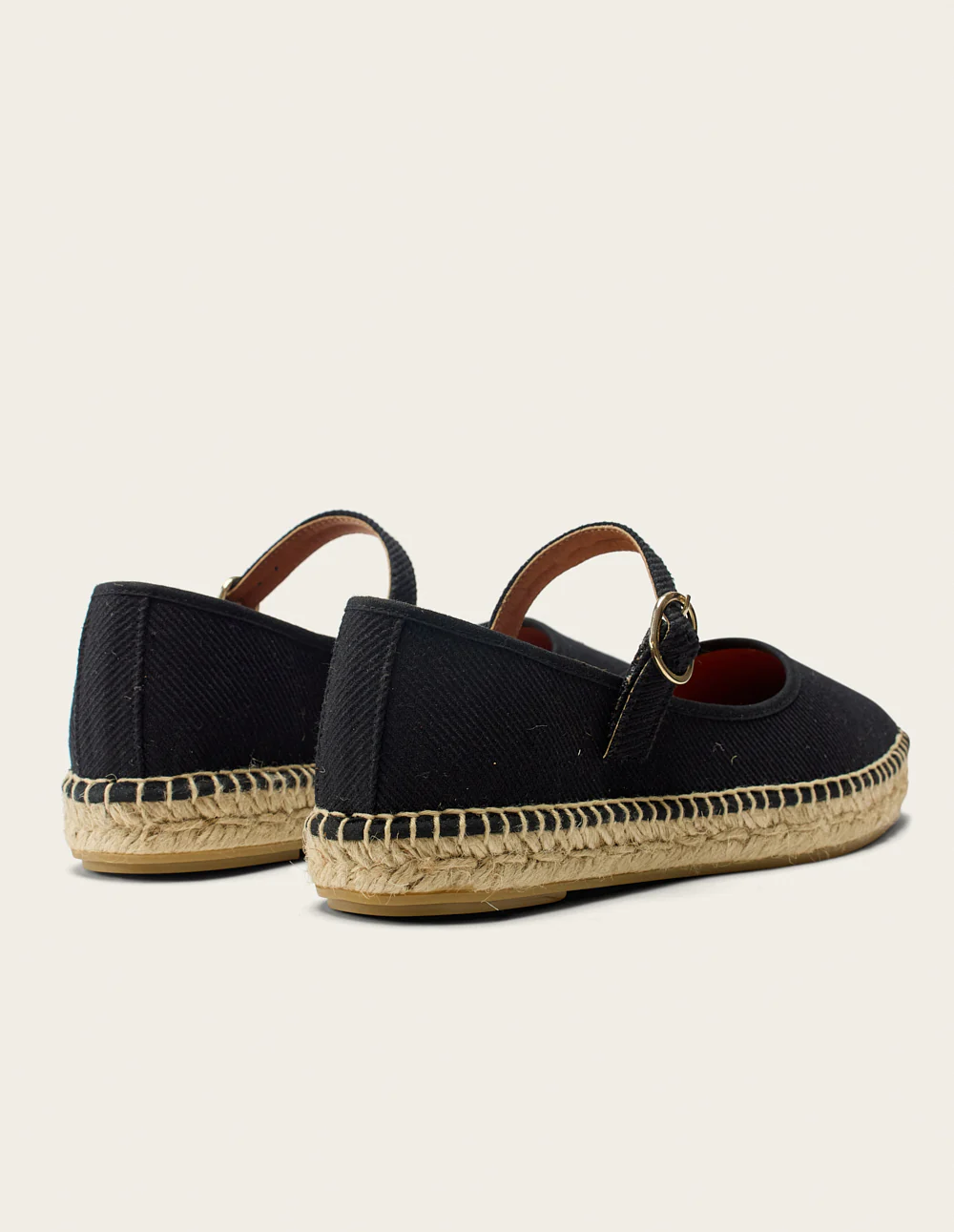 Espadrilles Bebi - Toile noir - Image 5