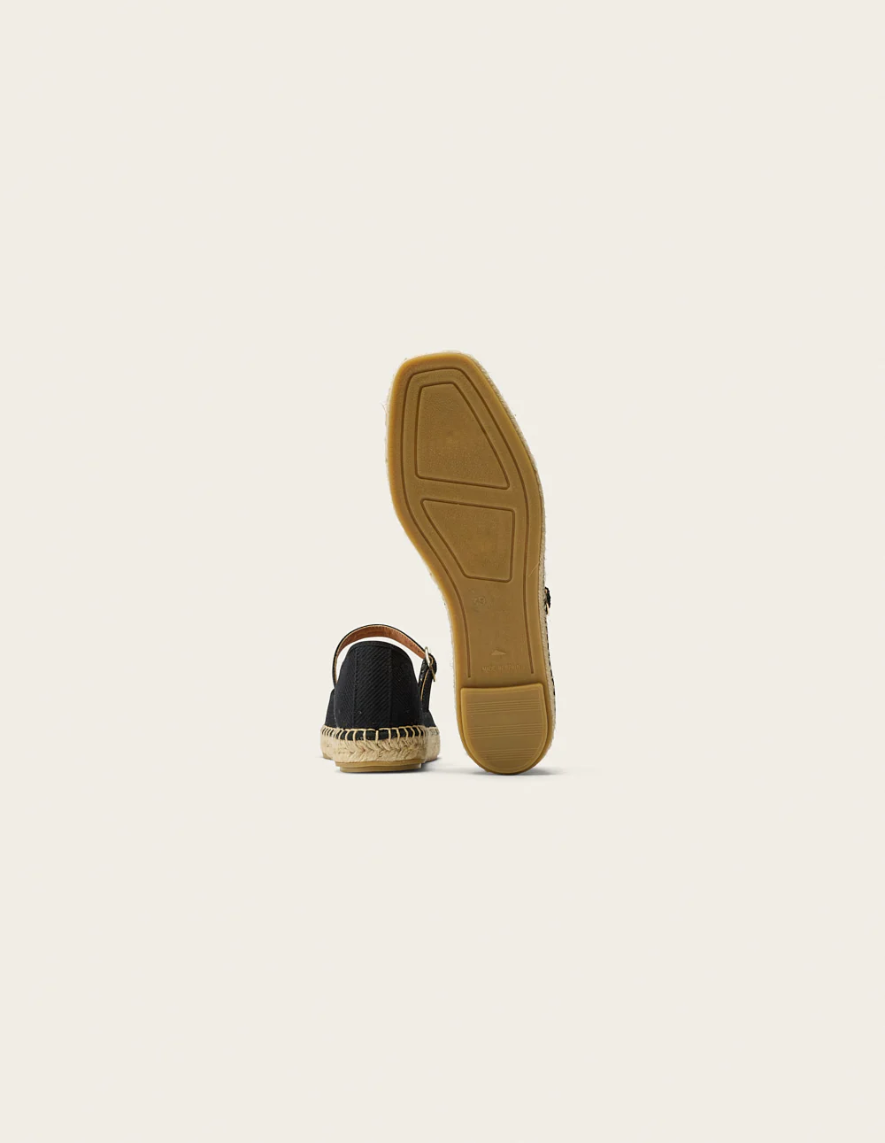 Espadrilles Bebi - Toile noir - Image 6