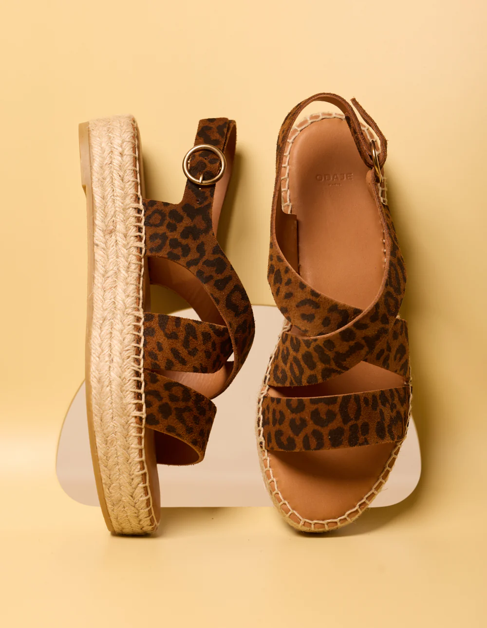 Espadrilles Chantal - Suède léopard - Image 3