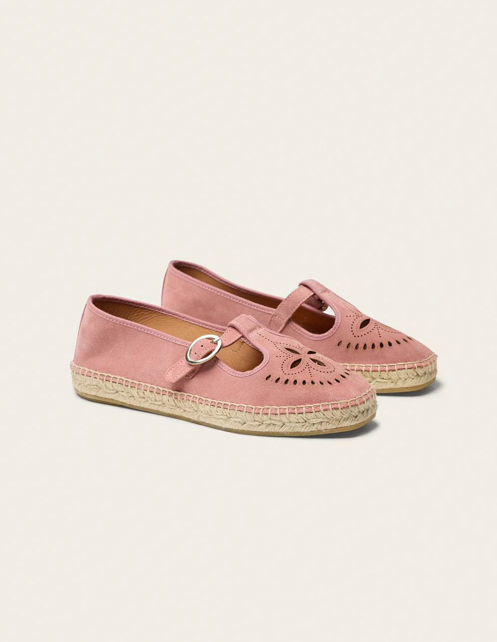 Espadrilles Dina - Suède rose - Image 3