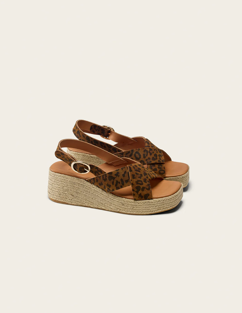 Espadrilles Hawa - Suède léopard - Image 4