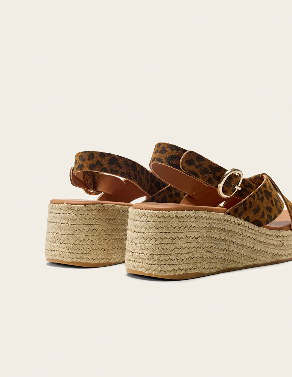 Espadrilles Hawa - Suède léopard - Image 5
