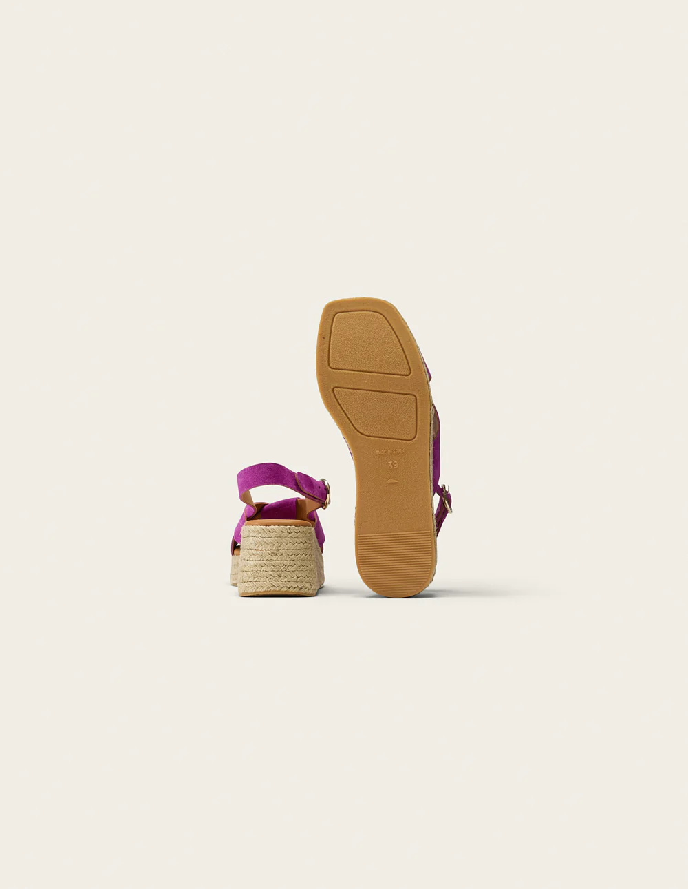 Espadrilles Hawa - Suède magenta - Image 3
