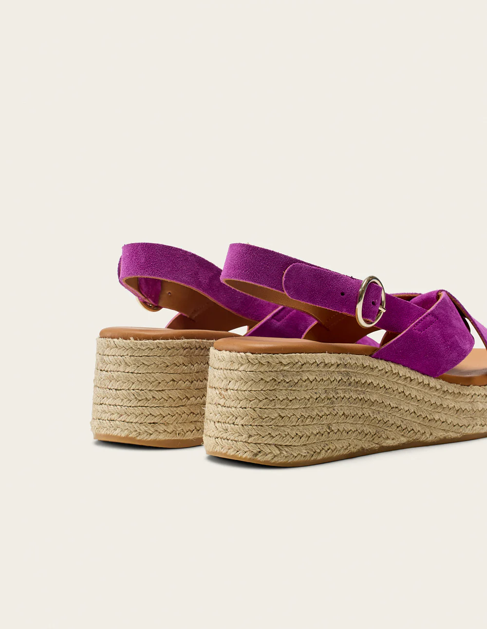 Espadrilles Hawa - Suède magenta - Image 4