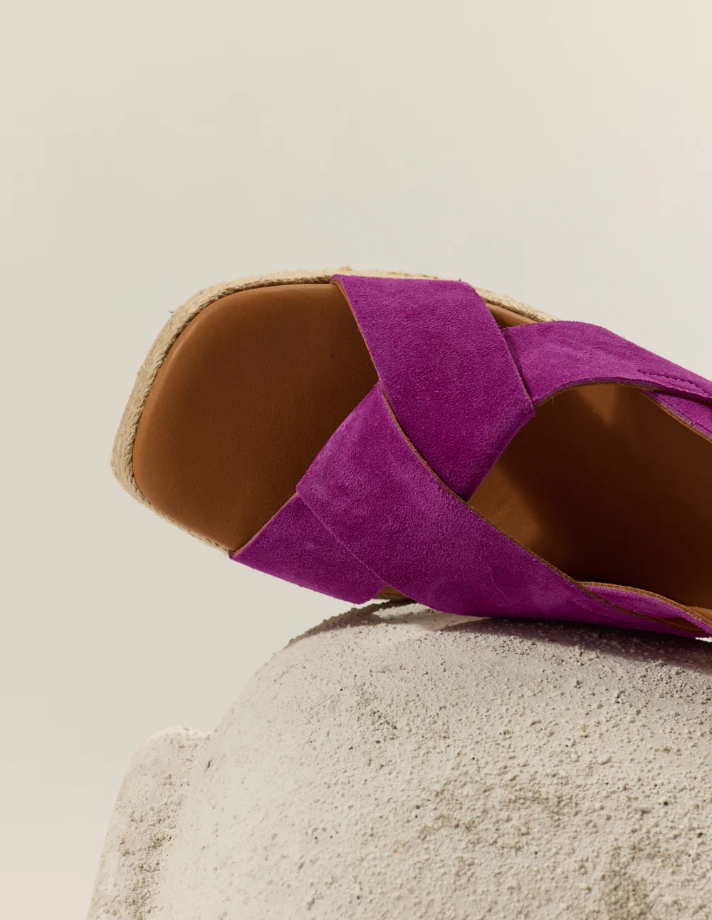 Espadrilles Hawa - Suède magenta - Image 5