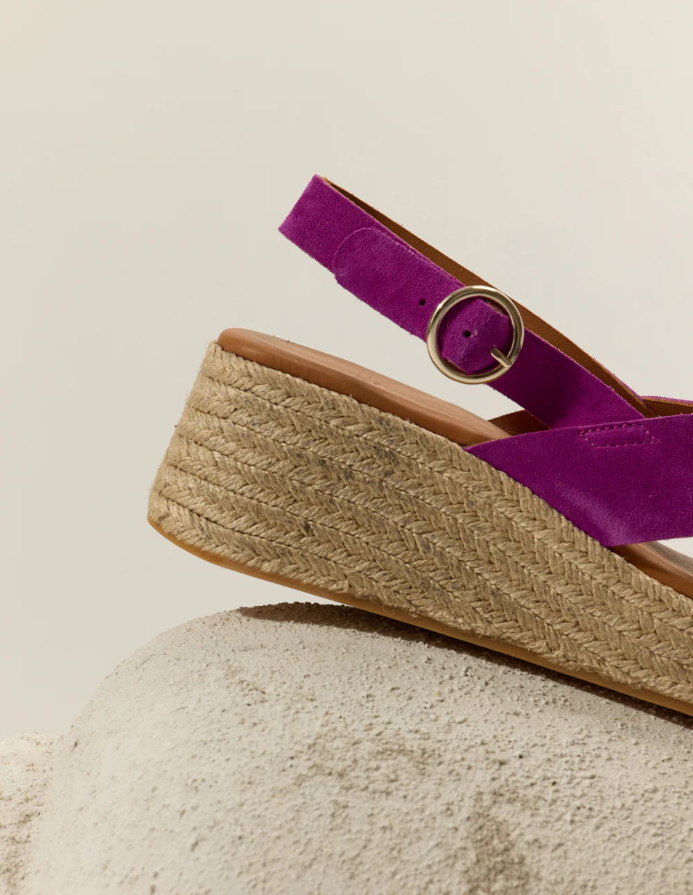 Espadrilles Hawa - Suède magenta - Image 6