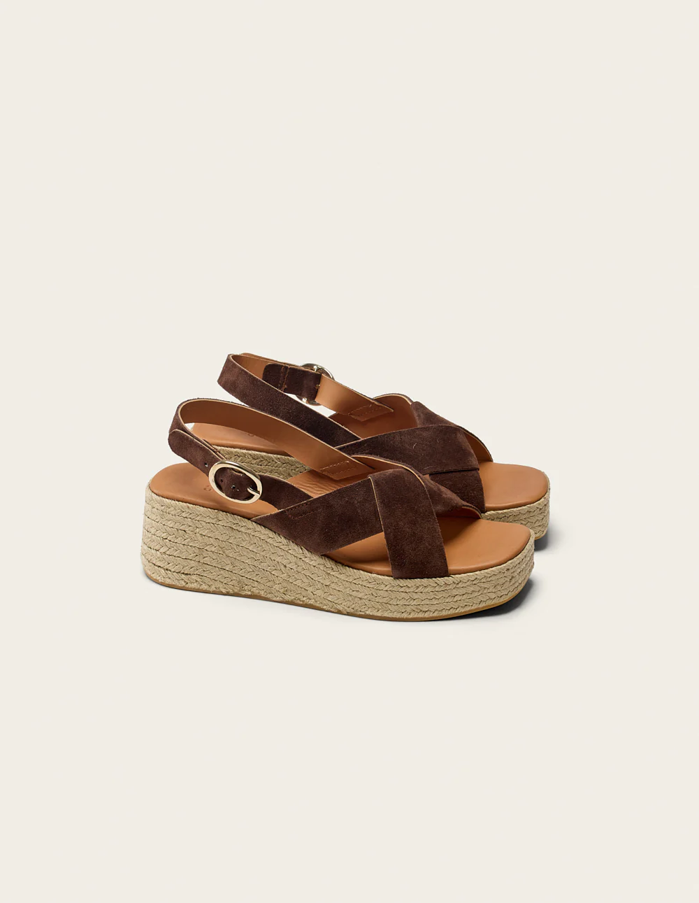 Espadrilles Hawa - Suède marron - Image 2