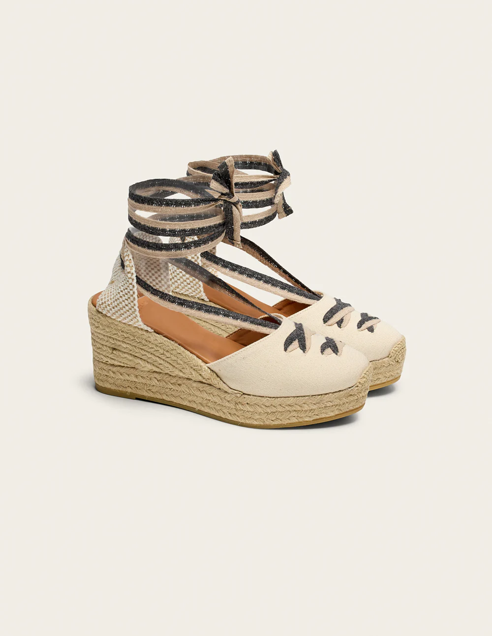 Espadrilles Lanzo - Toile écru - Image 3