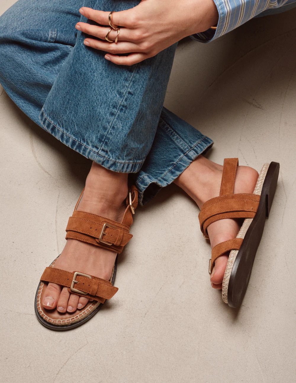 Espadrilles Lozi - Suède ambre - Image 7
