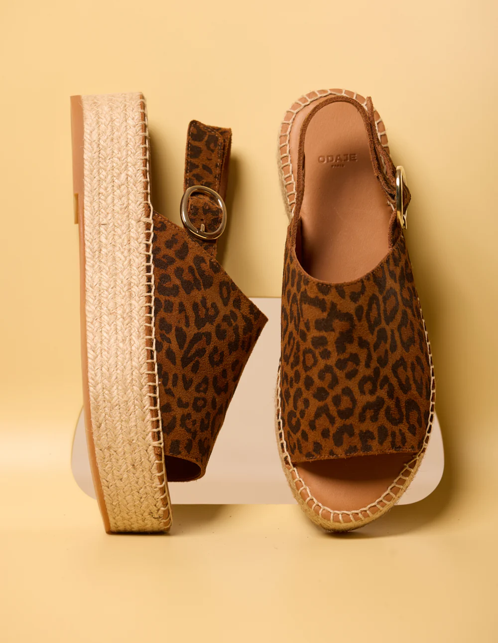 Espadrilles Maya - Suède léopard - Image 3