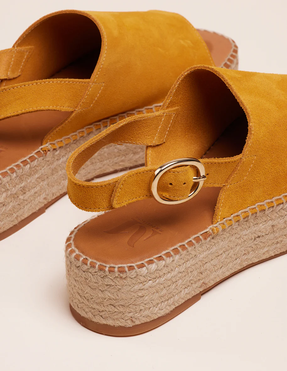 Espadrilles Maya - Suède moutarde - Image 4