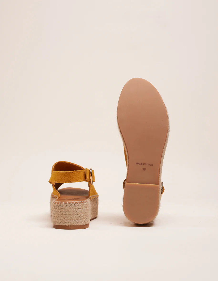 Espadrilles Maya - Suède moutarde - Image 5