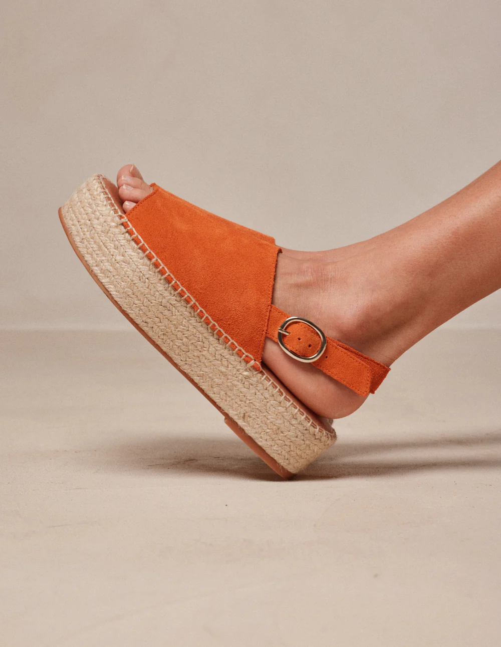 Espadrilles Maya - Suède orange