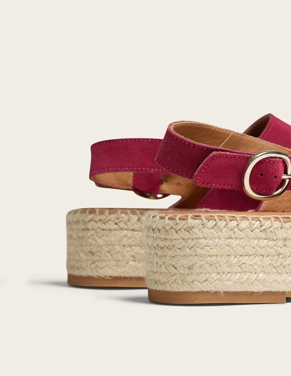 Espadrilles Maya - Suède pourpre - Image 4